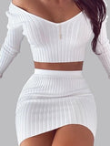 Knitted Bodycon Set