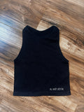 RIB RACEBACK CROP TANK